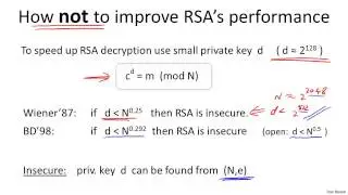 11   5   Is RSA a one way function  17 min