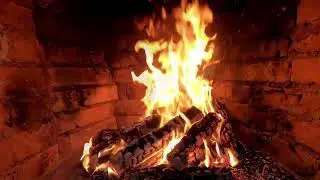 Cozy Fireplace Ambience | 5 Hours of Crackling Fire Sounds