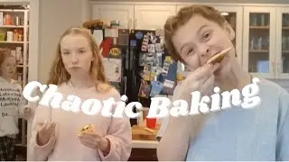 chaotic baking vlog 👍