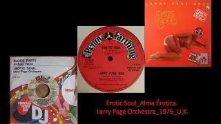 Larry Page Orchestra - Erotic Soul 1976 UK