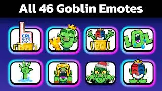 All Goblin Emotes in Clash Royale