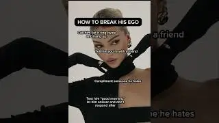 How to break any mens ego 👀 ∣ #shorts #darkfeminine #darkfeminineenergy #manipulation #ego