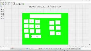 Projek kalkulator sederhana menggunkan guide matlab