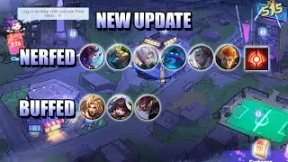 NEW UPDATE - RED BUFF NERF, GROCK BIG NERF, MMR UPDATE - PATCH 1.4.66 MLBB