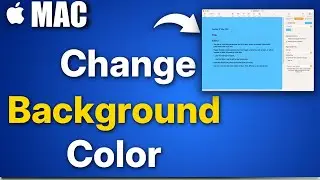 How To Change the Background Color In Pages on Mac