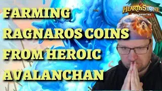 Добыча монет Рагнароса из руководства по наградам Avalanchan в режиме HEROIC (Hearthstone Mercenaries Winterspring)