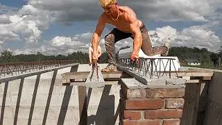 Building My House From Scratch | T-Beam Concrete Slab Installation Part 1