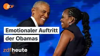 Jubelstürme für die Obamas am Parteitag der US-Demokraten