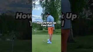 Three ways to pick up your golf ball #golftips