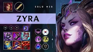 Zyra Mid vs Orianna - KR Master Patch 26.01