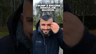 Trump has ridiculed Macron again!