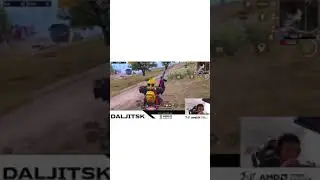 DaljitSk 1v4 Clutch on GE #daljithsk #bgmi #shorts #India #pubg #IND #esports #casting #shoutcaster