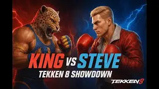 ⚡ Tekken 8: King vs Steve &ndash; Power vs Speed Battle!