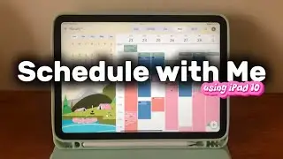 How I Use My iPad for Scheduling & Task Management as a Grad Student || 5 minutes tutorial🎓📱