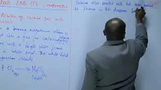 REACTION OF CHLORINE GAS WITH METALS