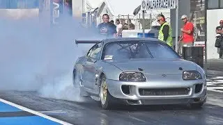 Toyota Supra Returns to the Drag Strip!