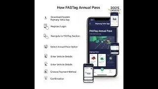 FASTag Annual Pass Kaise Lein Step by Step Guide  2025 Update #FASTagAnnualPass #200TripFASTag