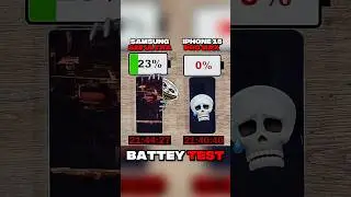 IPHONE 15 PRO MAX VS SAMSUNG S25 ULTRA BATTERY 🔋 TEST!
