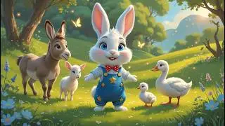 A Magical Meadow Adventure with a Curious Rabbit