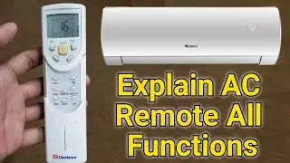 Split AC Remote Control Setting Explain in Urdu/Hindi