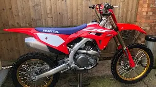 2023 CRF 450R 50th Anniversary Edition - Brand New Start Up