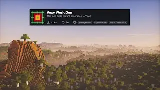 Minecraft World Gen Mod for Voxy! - brief test