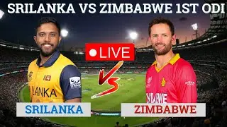 🔴Srilanka vs Zimbabwe 1st ODI Live match | live  Scores & Commentary | SL vs ZIM #cricketlive