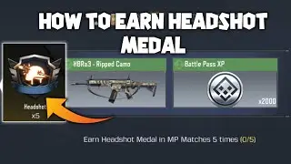 HOW TO GET EARN HEADSHOT MEDAL IN MP MATCHES 5 TIMES GOLD OR NOTHING CALL OF DUTY MOBILE COD MOBILE