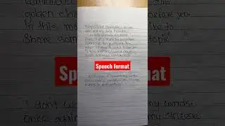 #speech format#format  speech #plus one english exam important question #SSLC english exam question