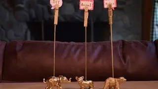 How To Make Cute Gold Animal Notes