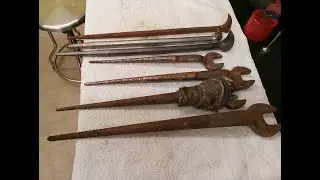 Small pry bar & Spud wrenches clean-up