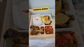 lunch box lengkap, harga ok tapi menu premium? #lunchbox #madamedelima #nasikotak #budakcorporate