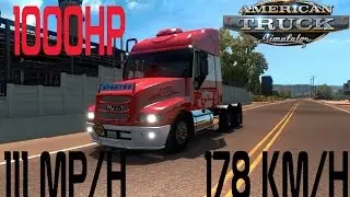 American Truck Simulator - Iveco Strator 1000HP 111Mp/h 178Km/h