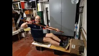 Ergómetro de kayak casero de Confinamiento