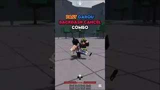 Fast garou backdash cancel combo #thestrongestbattlegrounds #saitamabattlegrounds #meme