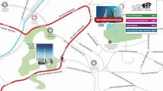 Cycle Malaysia 2014 - Mass Ride Animated Route Map