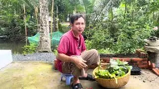#86. Go to the garden to harvest perilla.