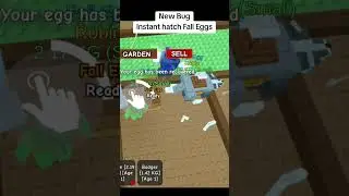 Grow a garden New bug, Instant Fall egg hatch. #growagarden #roblox