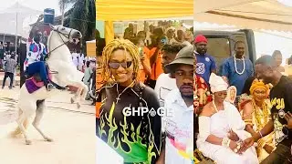 Wow..!! See what Wendy Shay & Kwaku Manu wore to Ayisha Modi&rsquo;s Enstoolment + Horse dances Azonto
