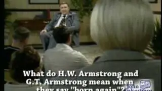 What do Herbert W. Armstrong & Garner Ted Armstrong mean when they say you can be born again?