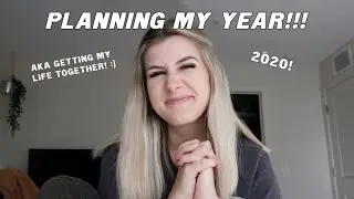 PLANNING OUT MY YEAR! 2020 budgeting & goal setting! #adulting