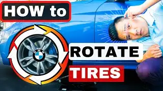 BMW 2 series Tire Rotation | BMW m235i Tire Rotation