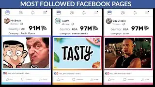 Most Followed Facebook Pages Comparison
