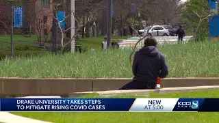 'It's really scary': COVID-19 spikes on Drake University campus