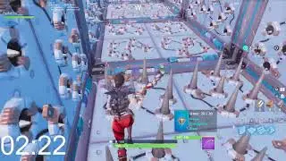 5:52 Speedrun on Cizzorz death run epic fail | Fortnite