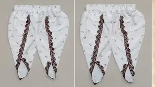 6 Month Baby Tulip Salwar Cutting and Stiching || 2022 Baby Designer Salwar || Aiza creation's