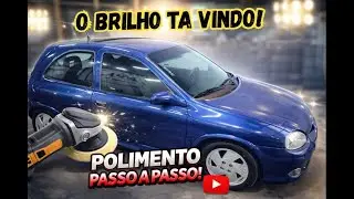 Corsa GSi Azul Infinity - Polimento t&eacute;cnico @SnowFlakesTv , quase pronto para a Caravana da FT!