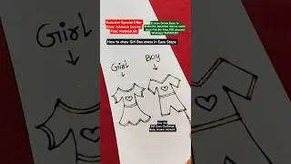 Day 314 How to draw Girl Boy dress in Easy Steps || Henna tutorial for beginners #shorts #trending