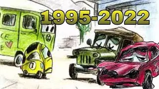 Disney Pixar cars Evolution 1995-2022