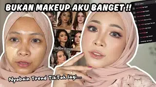 DILUAR EKSPEKTASI !! Trend TikTok MY MAKEUP TYPE !! Turorial Makeup gampang buat pemula